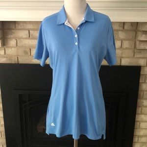 Adidas Blue Golf Polo Shirt size Medium